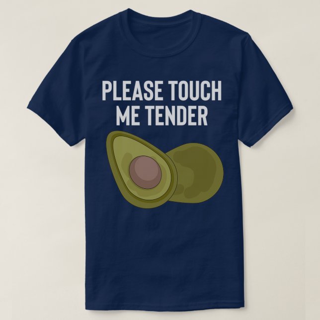 Camiseta Tócame Tender Aguacate (Diseño del anverso)