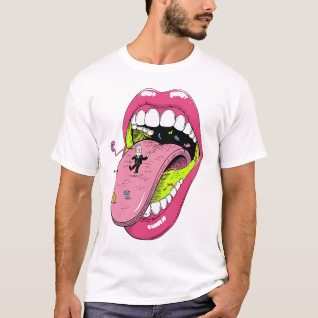 Camiseta tocando corazones" (Anverso)