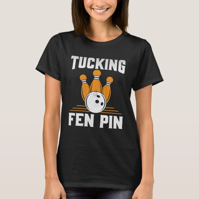 Camiseta Tocando el boliche de Fen Pin (Anverso)