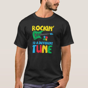 Camiseta Tocando La Guitarra Al Compás De Una Canción Difer