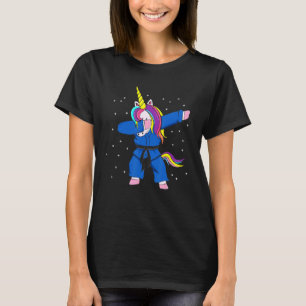 Camiseta Tocando Unicorn Cute Jiu Jitsu Combate Bjj Mma