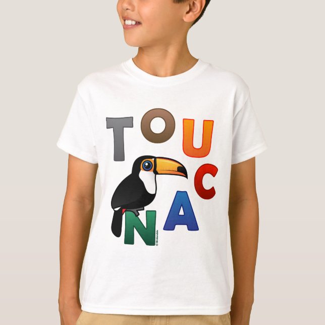 Camiseta Tocante colorido (Anverso)