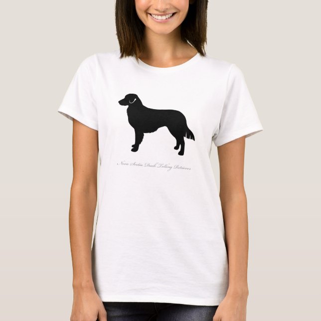 Camiseta tocante del perro perdiguero del pato de (Anverso)
