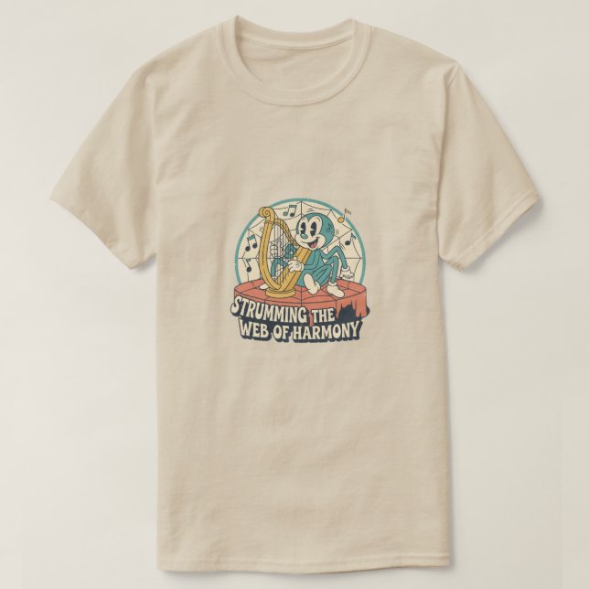 Camiseta Tocar la red de armonía (Diseño del anverso)