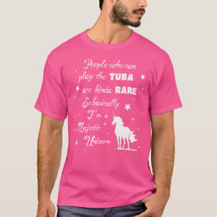 Camiseta Tocar la tuba básicamente significa que SOY un uni