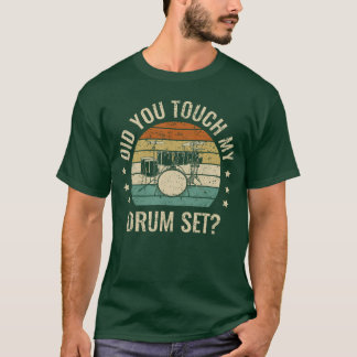 Camiseta Tocaste Mi Conjunto De Batería Batería Batería Mús