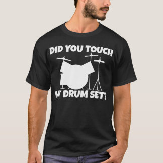 Camiseta Tocaste Mi Conjunto de Batería retro familiar