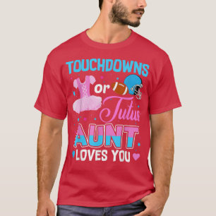 Camiseta Tochdowns O Tutus Tía Te Ama Género Revelación 7