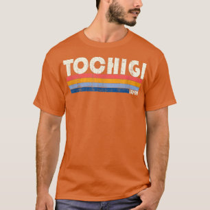 Camiseta Tochigi estilo retro vintage de los años 80, Japón