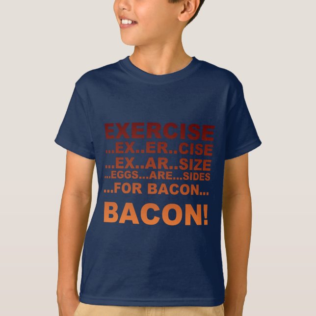 Camiseta Tocino del ejercicio (Anverso)