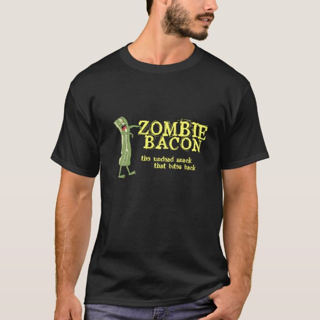 Camiseta ¡Tocino del zombi! (Anverso)