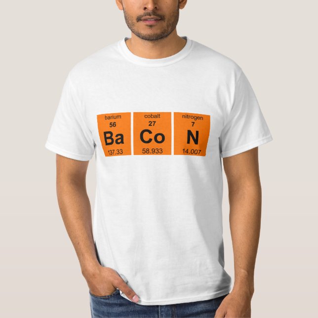 Camiseta Tocino periódicamente (Anverso)