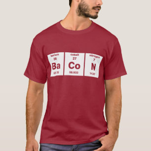 Camiseta Tocino - tabla periódica de los elementos