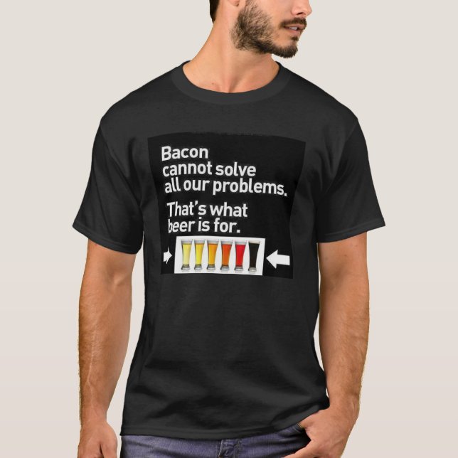 Camiseta Tocino y cerveza (Anverso)