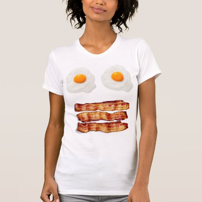 Camiseta ¡Tocino y Huevo-Yum Yum! (Anverso)