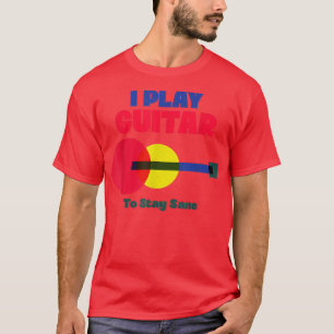 Camiseta Toco guitarra para estar sano y divertida guitarra