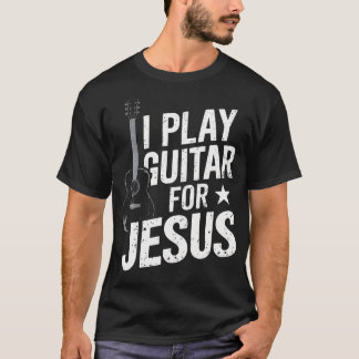 Camiseta Toco la guitarra para Jesús Guitarrista de la igle