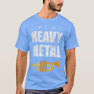Camiseta Toco Pesado Metalizado Gracioso T Hard Rock Regalo
