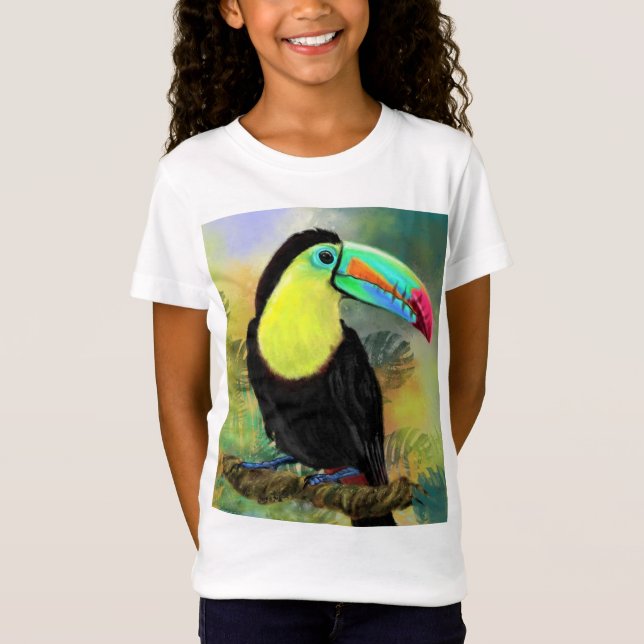 Camiseta Toco Toucan Bird Kids T-Shirt (Anverso)