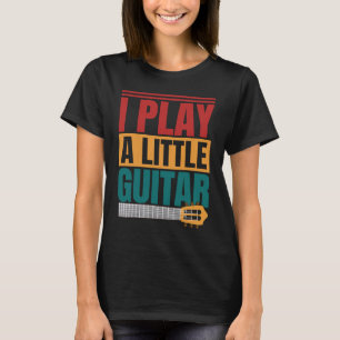Camiseta Toco Un Pequeño Gráfico De Música De Guitarra Ukul