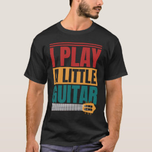 Camiseta Toco Un Pequeño Gráfico De Música De Guitarra Ukul