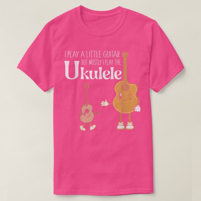 Camiseta Toco Un Poco De Guitarra Pero, En Su Mayoría, Toca (Diseño del anverso)