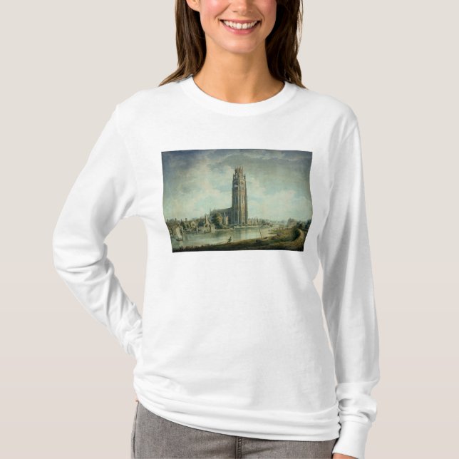 Camiseta Tocón de Boston: visión desde el sudoeste (Anverso)