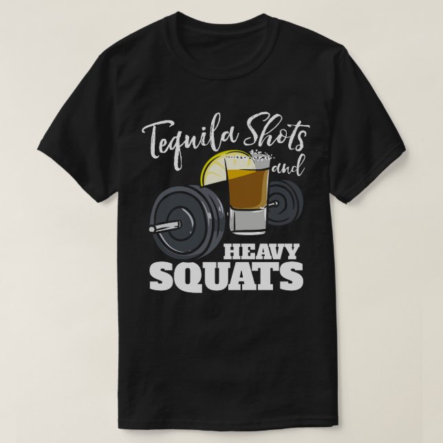 Camiseta Tocos De Tequila Y Cuencas Pesadas (Diseño del anverso)