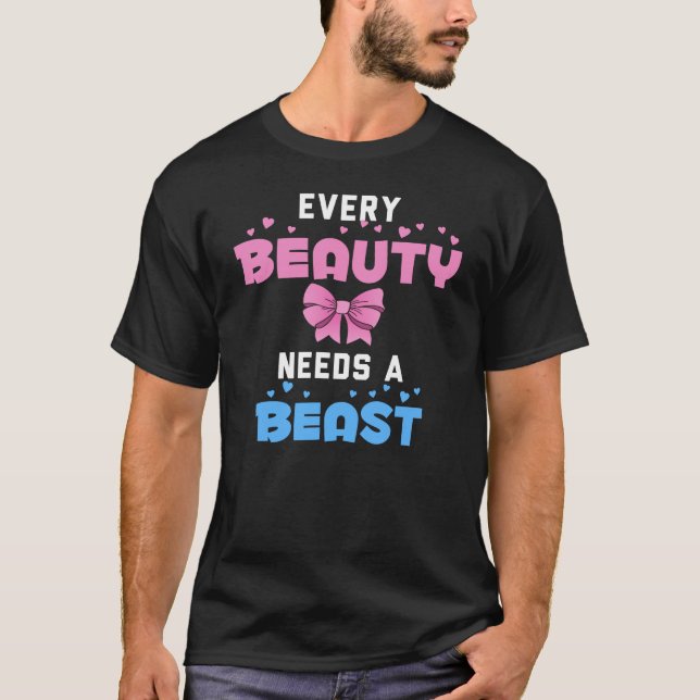 Camiseta Toda belleza necesita una bestia (Anverso)