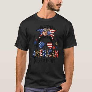 Camiseta Toda Bibliotecaria Estadounidense Desordenada Bibl