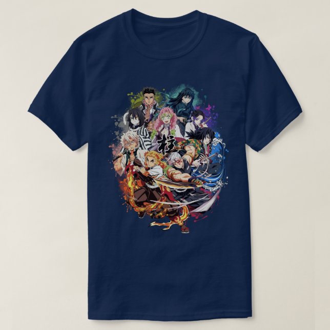 Camiseta toda hashira (Diseño del anverso)