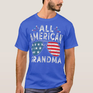 Camiseta Toda La Abuela Americana 4 De Julio Gafas De Sol U