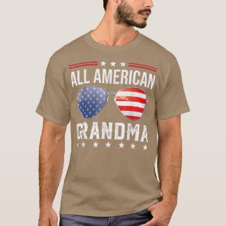 Camiseta Toda la abuela estadounidense que coincide con la