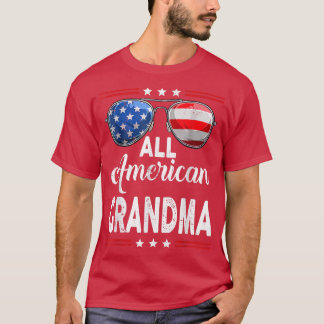 Camiseta Toda la abuela estadounidense que coincide con la 
