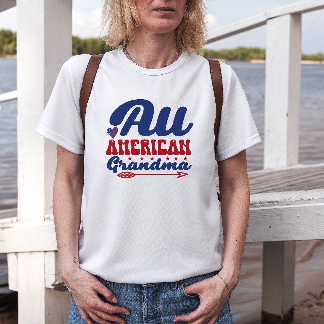 Camiseta Toda la abuela norteamericana 4 de julio (Subido por el creador)