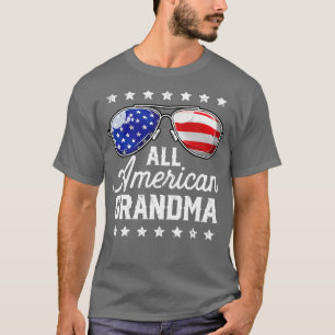Camiseta Toda la abuela norteamericana 4 de julio T Día de 