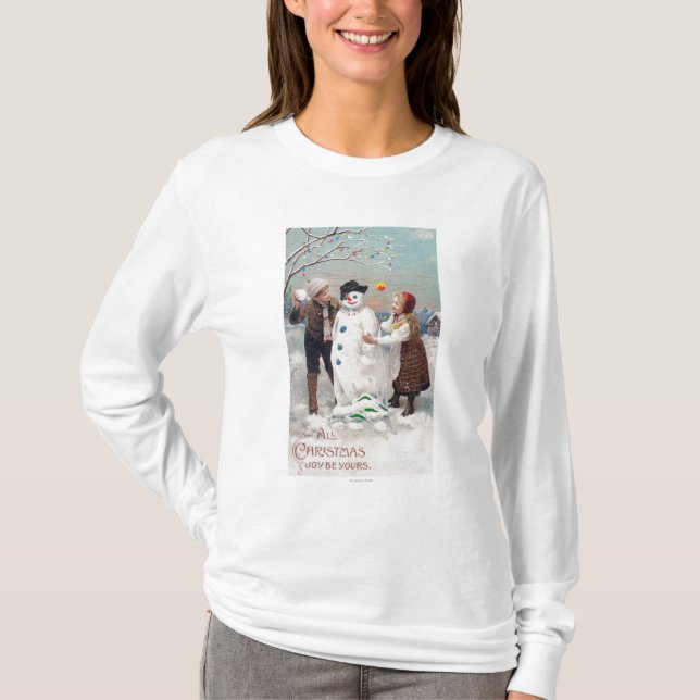 Camiseta Toda la alegría del navidad sea la suya (Anverso)