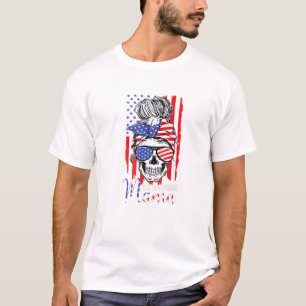 Camiseta Toda la bandera norteamericana de Mama USA Messy B