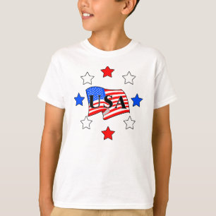 Camiseta Toda la bandera y estrellas de los E.E.U.U.