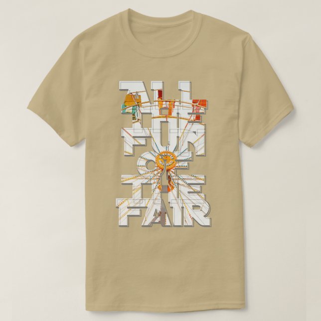 CAMISETA TODA LA DIVERSIÓN DE LA FERIA (Diseño del anverso)