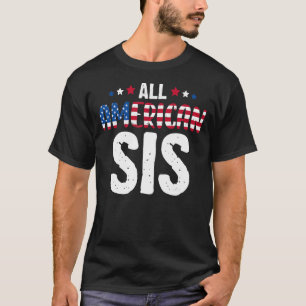 Camiseta Toda La Familia Estadounidense Sis 4 De Julio Que 