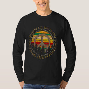Camiseta Toda La Gente Se Imagina Viviendo La Vida En Paz