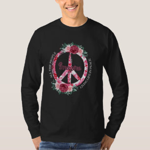 Camiseta Toda La Gente Se Imagina Viviendo La Vida En Paz F