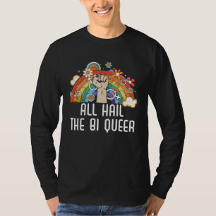 Camiseta Toda la Gloria a la Orgullosa Arcoíris Bisexual LG
