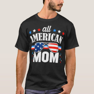 Camiseta Toda la Mamá Americana 4 de Julio Familia Estadoun