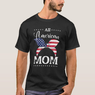 Camiseta Toda la Mamá Americana USA 4 de Julio Familia coin