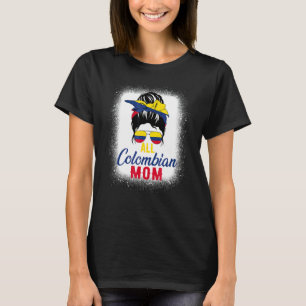 Camiseta Toda la mamá colombiana bandera de Colombia para l
