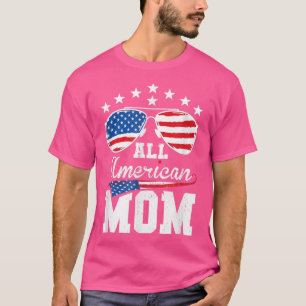 Camiseta Toda la mamá norteamericana 4 de julio familia coi
