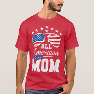 Camiseta Toda la mamá norteamericana 4 de julio familia coi