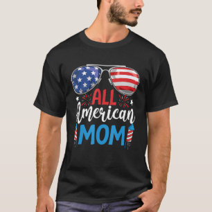Camiseta Toda la mamá norteamericana Shirt Cuarto de Julio 